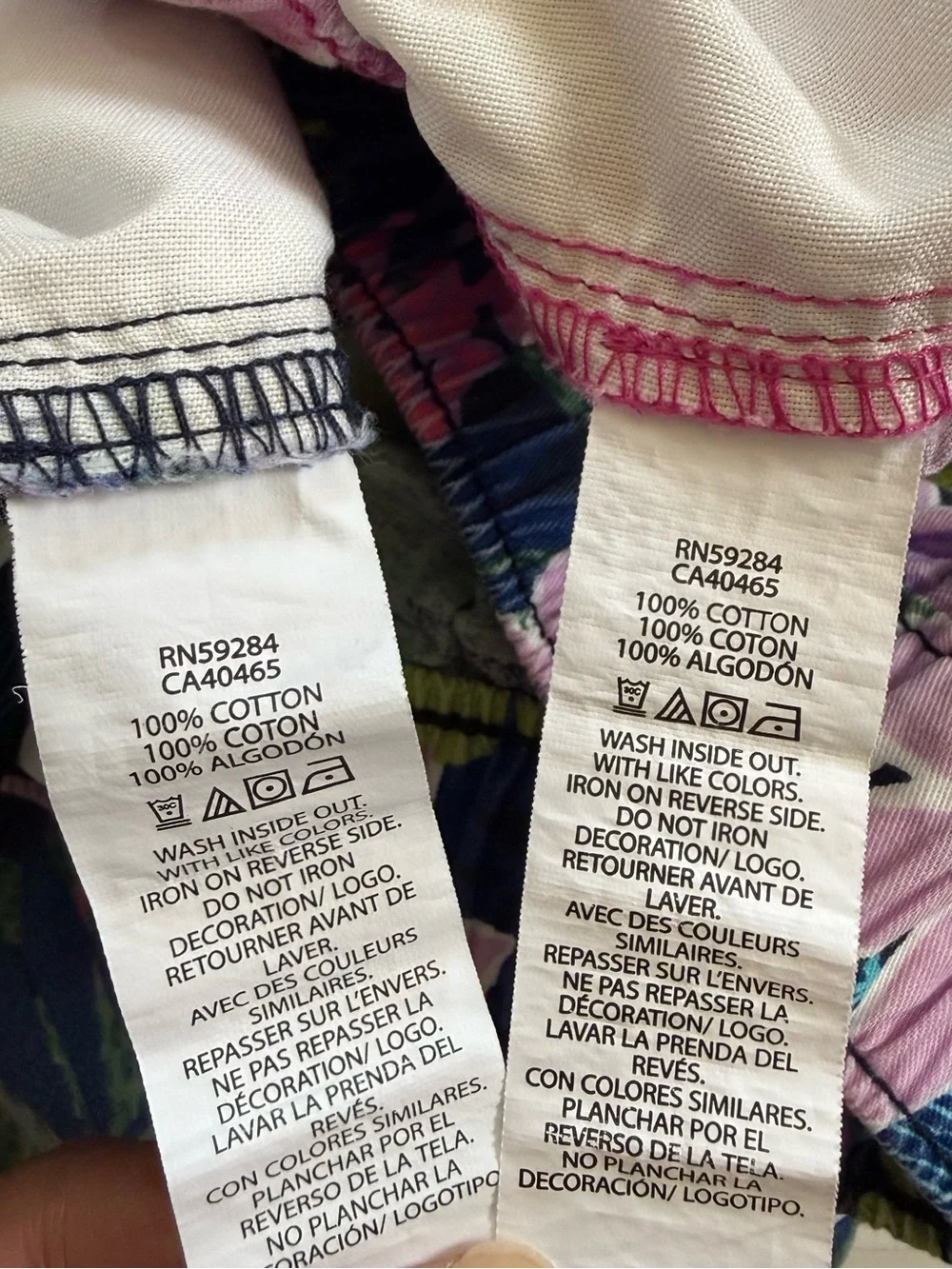 Lot of 2 The Children’s Place Tropical Print & Tie Dye Shorts Girls Size 10